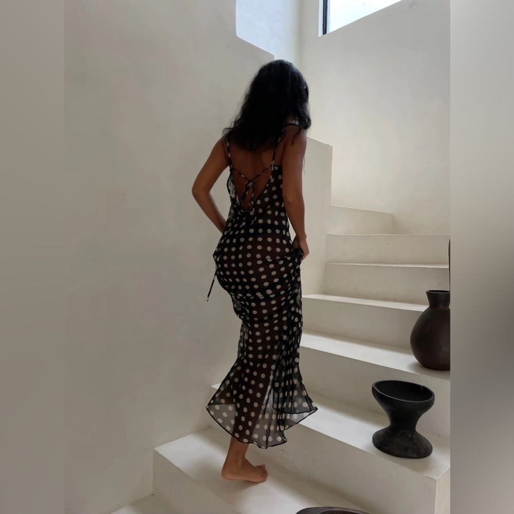 H&M | Polka Dot Maxi Dress